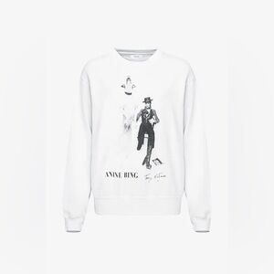 Anine Bing - Ramona Cotton Sweatshirt Ab X To David Bowie NWT